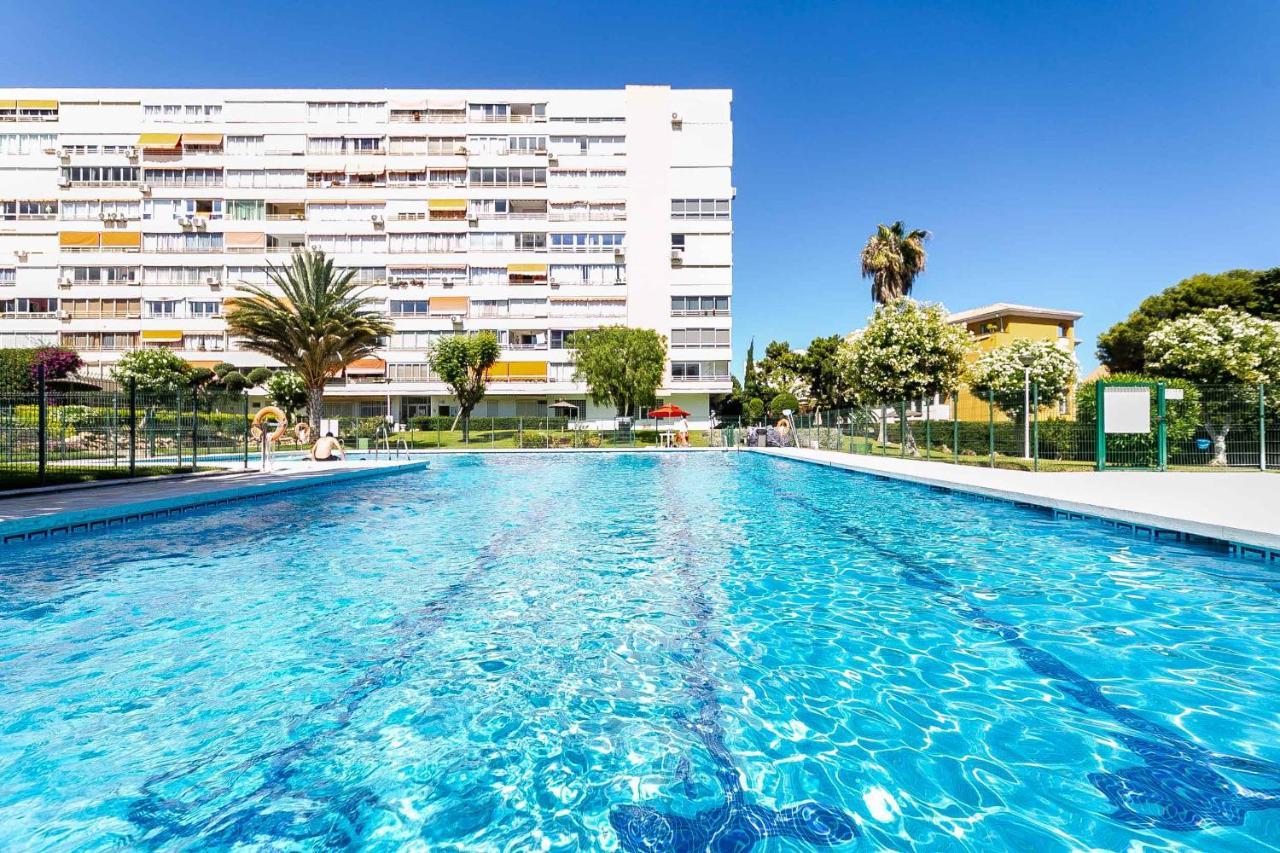 Acogedor, Terraza, Piscina Y Mar Appartement Benalmádena